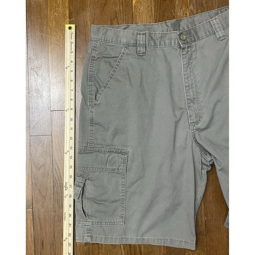 Men's Cargo Shorts Hiking Outdoor Utility‎ Work Fishing Travel 100% Cotton Sz 36